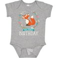 thumbnail image 3 of Inktastic First Birthday 1 Year Old Girl Fox Girls Baby Bodysuit, 3 of 5