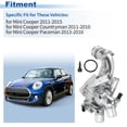 thumbnail image 2 of Upgraded Aluminum Alloy Engine Coolant Thermostat Housing Assembly for Mini Cooper 2011-2015 Cooper Countryman 2011-2016 Cooper Paceman 2013-2016 Replace No.11538674895/9025188, 2 of 7