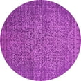 thumbnail image 1 of Ahgly Company Indoor Round Oriental Pink Industrial Area Rugs, 8' Round, 1 of 4
