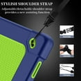 thumbnail image 4 of Hoibon for TabneraX Model UTbook 10 inch/for AWOW Model UTBook_14 10 inch Tablet Case Built in Shoulder Strap Kickstand for TabneraX UTbook 10 inch (NavyGreen), 4 of 8