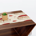 thumbnail image 6 of Qzaxky Table Runner Boho Table Runner Smiling Christmas Santa Claus Bohemian Boho Outdoor Table Runner Decoration for Indoor Outdoor Home Dinner Party Wedding Decor 13 x 72 Inch, 6 of 9