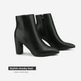 thumbnail image 5 of DREAM PAIRS Women's Chunky High Heel Ankle Booties, 5 of 5