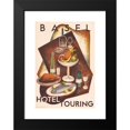 thumbnail image 2 of Werner Koch 11x14 Black Modern Framed Museum Art Print Titled - Basel, Hotel Touring (1936), 2 of 5