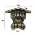 thumbnail image 2 of Caja protectora con patas LzGUNGY 4 piezas caja de madera para joyas antiguas decorativa, 2 of 5