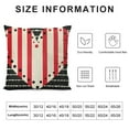 thumbnail image 5 of PHYHOO Valentines Day Pillow Covers Valentines Day Decor Black White Stripes Dots Red Love Heart Decorative Outdoor Throw Pillows Cushion Covers Rustic Decor for Couch Sofa Bed, 5 of 5