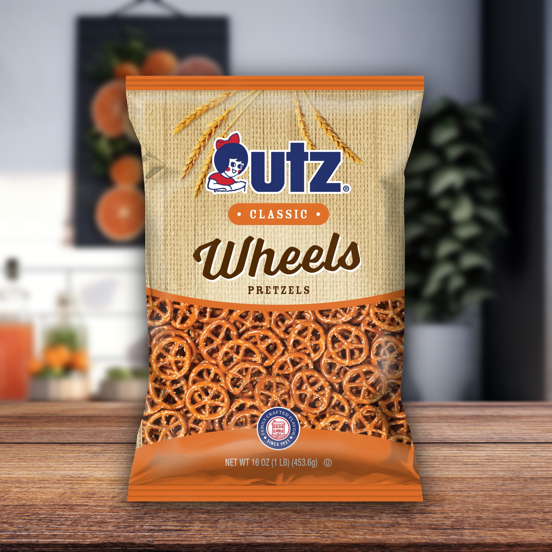 (3 pack) Utz Classic Wheels Pretzels, 16 oz Bag