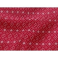thumbnail image 4 of oneOone Viscose Jersey Red Fabric Geometric Bandhani Fabric For Sewing Printed Craft Fabric By The Yard 60 Inch Wide, 4 of 5