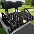 thumbnail image 4 of XYZCANDO Distressed American Flag Golf Cart Seat Cover | 4 Pockets Non-Slip Washable Protector for 2-Seat Golf Carts, 4 of 9