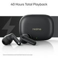 thumbnail image 5 of realme Buds T300 Bluetooth in-Ear Earbuds with 30dB ANC, 12.4mm Bass Boost Driver, Up to 40Hrs Battery - (Black), 5 of 5