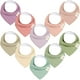 thumbnail image 1 of Bandana de algodón orgánico Baby Bibs KeaBabies, paquete de 10 unidades, 1 of 9