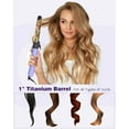 thumbnail image 6 of 1''Rotating Curling Iron+Hair Dryer Brush 2pack,  Automatic Curling Iron Self Curling Wand for Curls and Waves + Hot Air Blow Dryer Brush-Straighten, Curl, Volumize & Dry for All Hair Type, 2 Pack, 6 of 9
