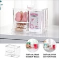 thumbnail image 4 of Shisuyan Porte-Robettes en Coton Transparent 1Pcs 7x4.3x5.6in, 4 of 8