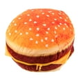 thumbnail image 2 of Dayesque Plush Stuffed Hamburger Pillow with Soft PP Cotton Filling, Decorative Throw Cushion for Sofa and Bed, 2 of 9