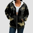 thumbnail image 7 of Kaprioy Hoodies for Women Trendy Oversized Hoodies Fleece Sweatshirts Fall Fashion Pullover Sweaters Winter Clothes with Pockets Brown, XXL, 7 of 7