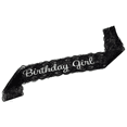 thumbnail image 2 of Girlz Nights Stylish Birthday Sash Lace Black Birthday Party, 2 of 6