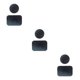 thumbnail image 4 of Matsuzay Pack of 2 Metal Plate Handy Smooth Craftsmanship Iron Self-adhesive Accessories Car Disk Sheet Surface Vent Mount Installation Type1 NO1, 4 of 6
