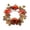 B, variant on 11" Neutral Fall Candle Ring, Fall Candle Rings Maple Leaves Pumpkin Candle Wreaths Candle Holders Small Candlestick Autumn Wreath Rings for Thanksgiving Harvest Halloween Farmhouse Centerpiece, A