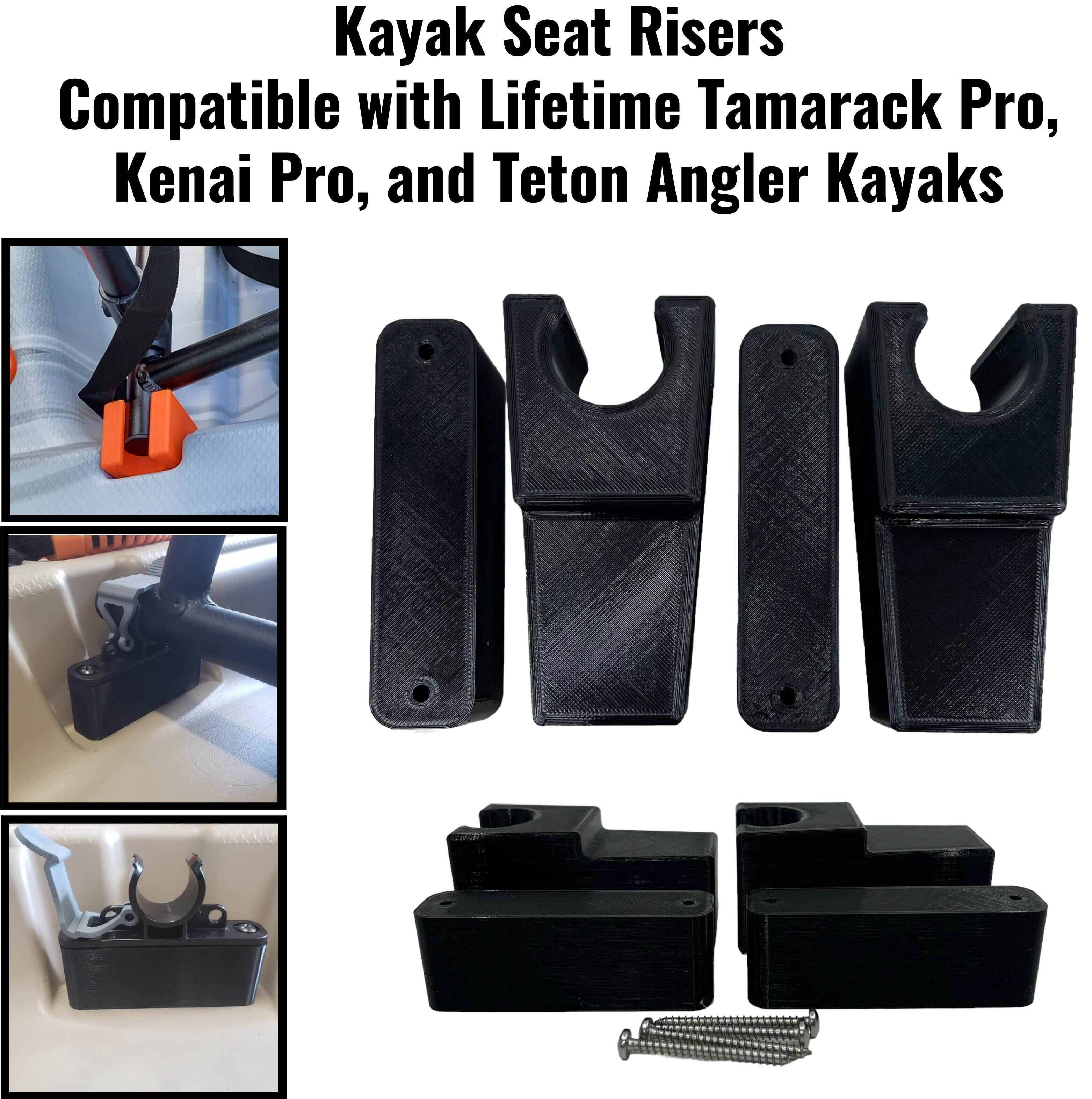 Kayak Seat Riser for Lifetime Tamarack Pro, Kenai Pro, and Teton Angler kayaks