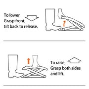 Adjustable Under Desk Footrest,Ergonomic Foot Stool for Under Desk at Work with Massage,3 Height Position 30 Degree Tilt Angle Adjustment,Back Pain Pressure Relief Leg Circulation Office Work Gift