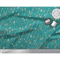thumbnail image 2 of Soimoi Green polyester Crepe Fabric Arrow Tribal Printed Craft Fabric by the Yard 42 Inch Wide, 2 of 3