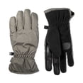 thumbnail image 5 of Isotoner Mens Smart Dri Fleece Lined Touch Screen Winter Gloves Gray L, 5 of 7