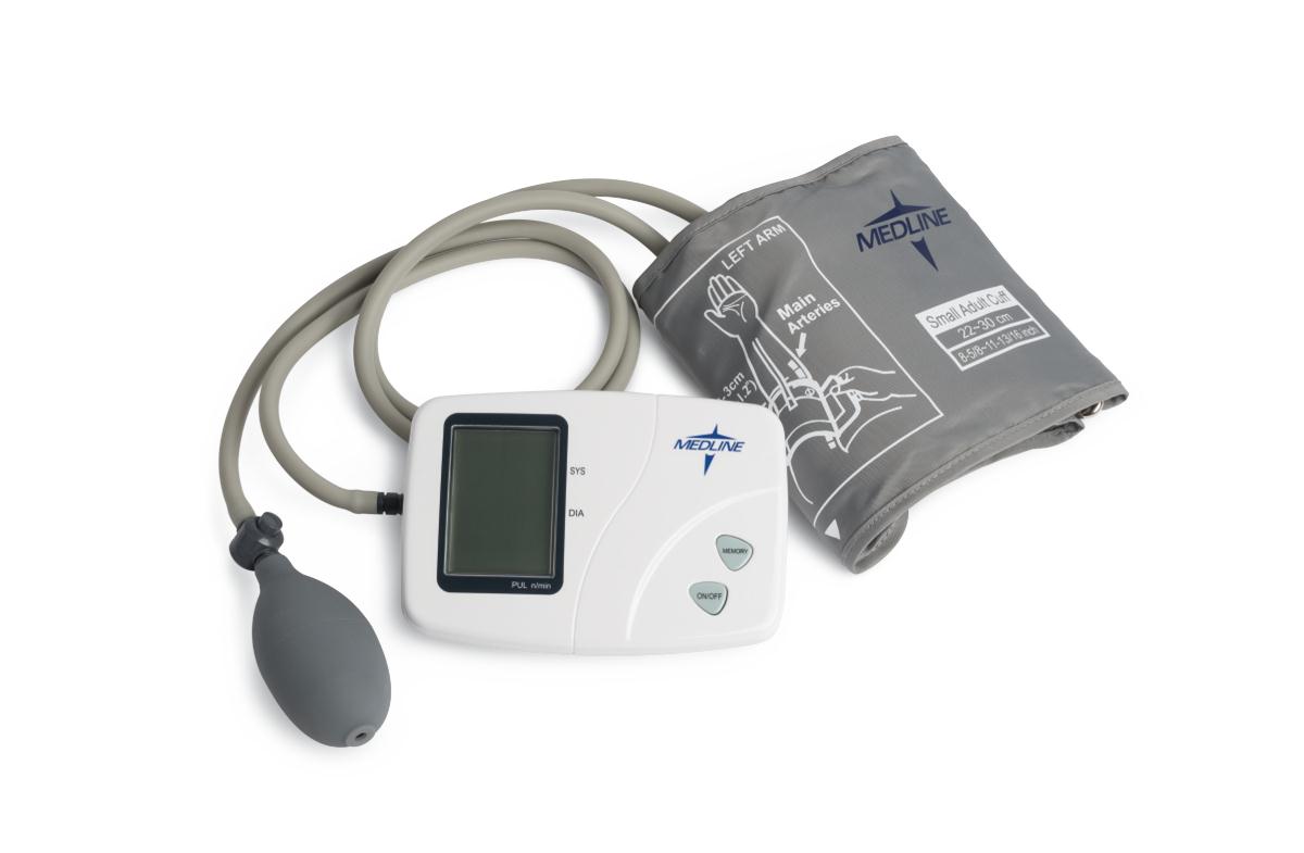 Medline SemiAutomatic Digital Blood Pressure Monitor, Adult