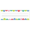 thumbnail image 2 of Creative Teaching Press Rainbow Drops Name Plates, 9-1/2" x 3-1/4", 36 Per Pack, 6 Packs, 2 of 5