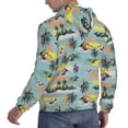 thumbnail image 6 of Lsque Hawaiian Style Pattern Casual Men's Hoodie,Hooded Sweatshirt with Kangaroo Pocket,Pullover Hoodie-Small, 6 of 7