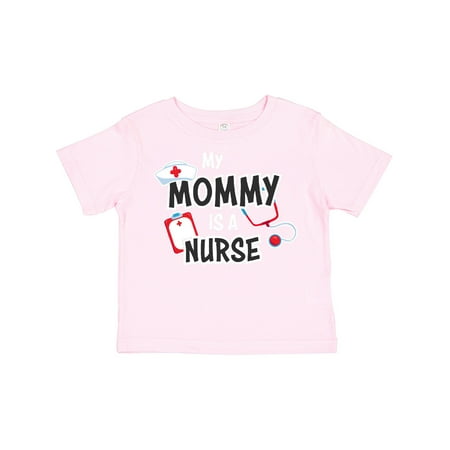 

Inktastic My Mommy is a Nurse Gift Toddler Boy or Toddler Girl T-Shirt