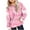 Pink, variant on Atogsazn Childrens Girls Christmas Hoodies Casual Graphic Loose Fit Pullover Sweatshirt Fall Winter Fleece Tops with Pocket Hot Pink 3-4 Years Fashion