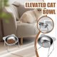 thumbnail image 2 of Elevated Cat Bowl – Slanted Raised Food Dish, AntiVomiting, Ergonomic Feeding Bowl for Cats, 2 of 5