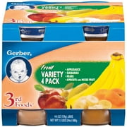 Gerber 3Rd Foods Baby Foods: Variety Pack 6 Oz Fruit, 4 ct