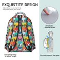 thumbnail image 5 of Boston Terrier Backpack for School,Cute School Bag,Schoolbag with Adjustable Shoulder Straps & Padded Back,15.3"x11"x7.1".﻿, 5 of 6