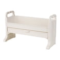 thumbnail image 3 of Estante organizador con cajón y ganchos, ideal para cocina, baño, dormitorio o sala en color marfil., 3 of 6