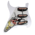 thumbnail image 3 of Musiclily Basic Pre-wired Loaded Standard ST-SSS Pickguard with Ceramic Magnet Dual Hot Rail Pickups Set for Strat Style Electric Guitar, 4Ply Tortoise Shell, 3 of 5