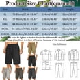 thumbnail image 3 of Eashery Shorts for Men Leisure Straight Mens Shorts with Pocket Dark Gray 5XL, 3 of 5
