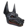 thumbnail image 4 of Ancient Egyptian Underworld Macabre Zombie Jackal God Anubis Skull Head Figurine, 4 of 8