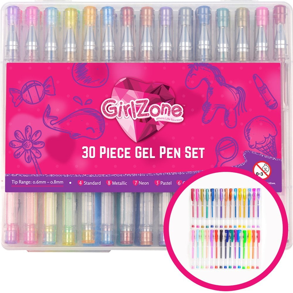 Baker Ross Gold & Silver Gel Pens For Kids Arts And Crafts Pack Of 6