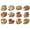 36pcs, variant on Shoreew Gingerbread Animal Wooden Ornaments Cookie-Inspired Christmas Tree Hanging Pendants Festive Party Decoration