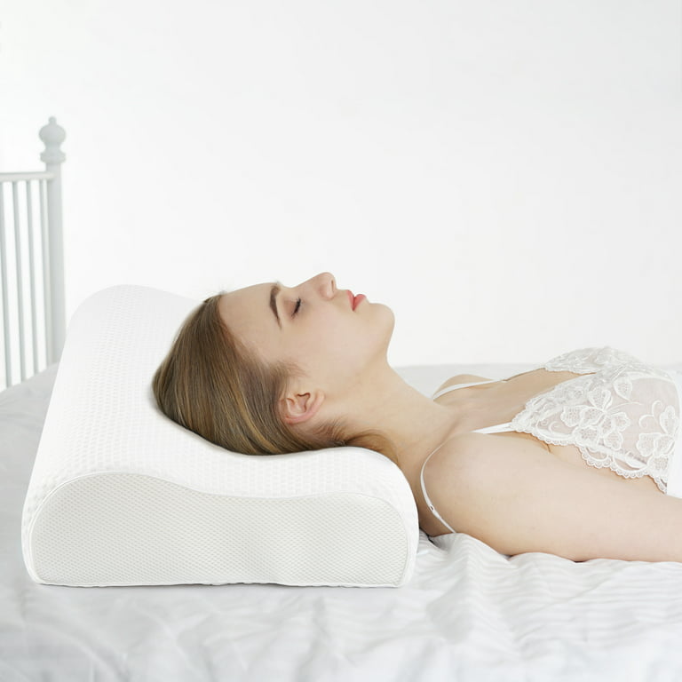 Power Of Nature Memory Foam Contour Pillow Neck Support Cervical