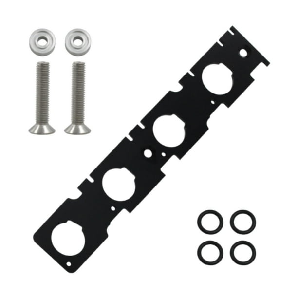 Placa adaptadora de bobina en bujía, pieza automotriz resistente para Honda Serie K Negro