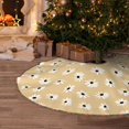 thumbnail image 5 of Defioc Daisies Flowers for Christmas Tree Skirt Snowman Xmas Tree Skirt Farmhouse Christmas Decorations Tree Mat for Holiday Party Decor-36", 5 of 6