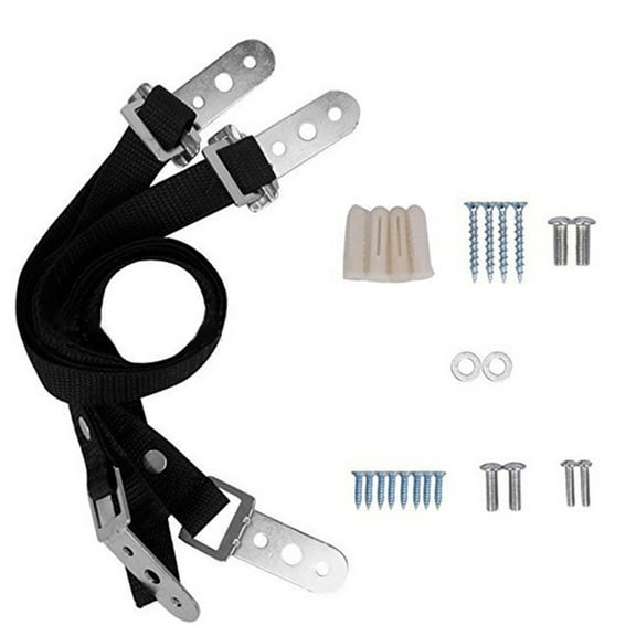 Pack Of 2 AntiTip Straps Childproof Furniture Protection TV Cabinet Safety Secure