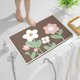 thumbnail image 4 of Ganfancp Diatomita Baño Absorbente de Agua Alfombrillas Puerta de Baño Antideslizante Pie Alfombrillas Lavabo Wc Alfombrillas de Secado Rápido Ofertas Del Día Alfombrillas X 1, 4 of 6
