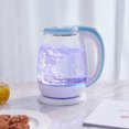 thumbnail image 3 of 1.8L Electric Kettle Teapot Quick Heating Hot Water Boiling Tea Pot Glass Blue Light Heating Kettles, 3 of 10
