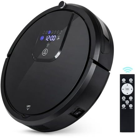 Best Choice Products 3-in-1 Low Noise Vacuum Sweeper Mopper Self Charging Smart Floor Cleaning Robot with 5 Cleaning Modes, Remote, Voice Control, Charging Base, (The Best Robot Vacuum Cleaner 2019)