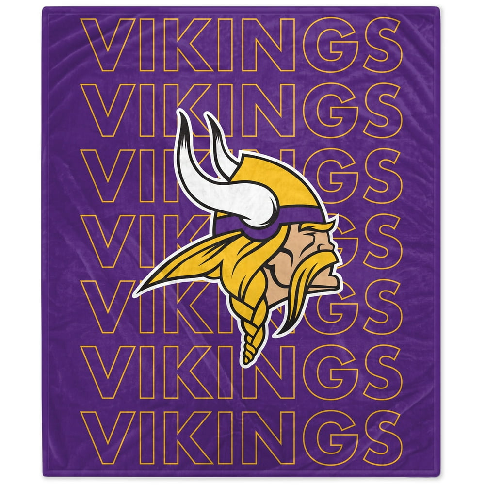 Minnesota Vikings 60'' x 70'' Echo Plush Blanket