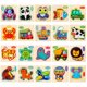 thumbnail image 1 of Rompecabezas De Madera, Juegos De Rompecabezas De Animales En 3D, Juguete De Madera Para Niños, Juego De Aprendizaje, Divertido Juguete De Habilidades Motoras Paquete De 20 Moyic FN006222-00, 1 of 6
