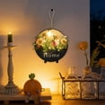 thumbnail image 5 of Artificial Flower Wall Planter with LED Lights, Metal Hanging Wall Planter, Greenery Wall Plant Decor, Wall Light Decor for Bathroom Bedroom Living Room Kitchen Wall Art, 5 of 7