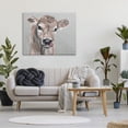 thumbnail image 5 of Stupell Industries Cute Baby Farm Cow Calf Licking Lips Portrait , 48 x 36, Design by Michele Norman, 5 of 5